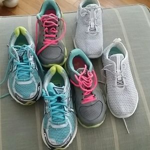 3 Pair of Tennis shoes size 8